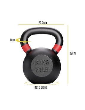 Pesa rusa Level Fitness 32 kg