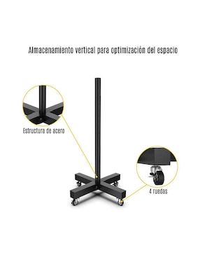 Rack para discos Level Fitness