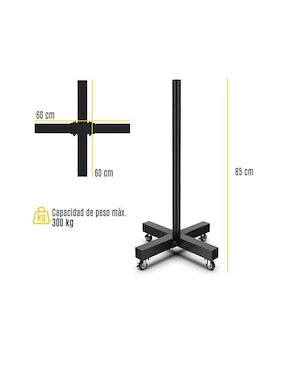 Rack para discos Level Fitness