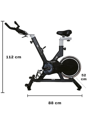 Bicicleta fija Infinité acero