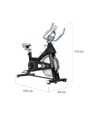 Bicicleta de spinning Centurfit de acero y plástico