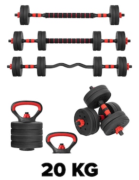 Set de mancuerna Altera peso variable
