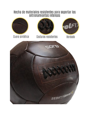 Pelota de pared Level Fitness Wall Ball para entrenamiento