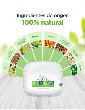 Bálsamo herbal Green Marvel de 250 g
