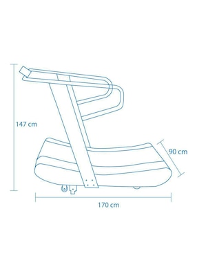 Caminadora semiprofesional Unifitness Sw500A Curva Semi