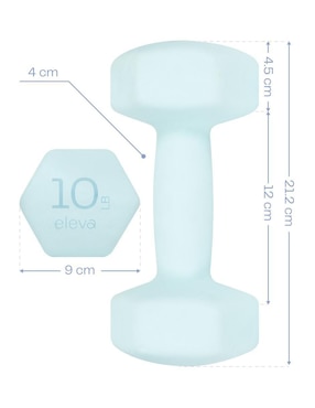 Set de 2 mancuernas de peso variable Eleva