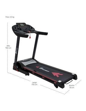 Caminadora profesional Centurfit Mkz-Cami6065Sneg plegable