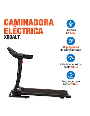 Caminadora semiprofesional Altera X80 plegable