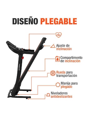 Caminadora semiprofesional Altera X80 plegable