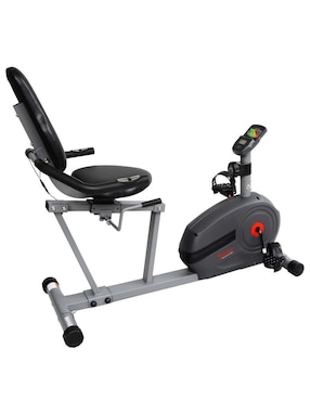 Bicicleta recumbente Sunny Health & Fitness acero y plástico