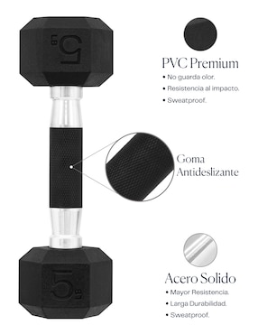 Set mancuernas de peso fijo Eleva