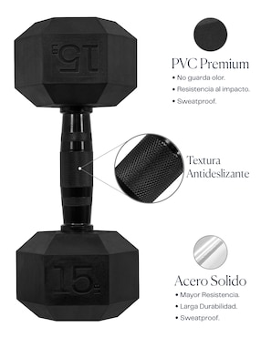 Set mancuernas de peso fijo Eleva
