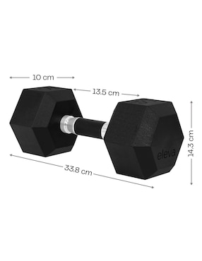 Set mancuernas de peso fijo Eleva