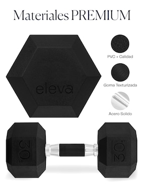 Set mancuernas de peso fijo Eleva