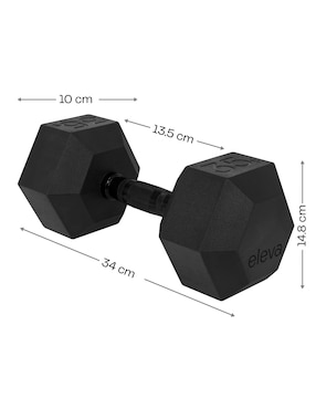 Set mancuernas de peso fijo Eleva