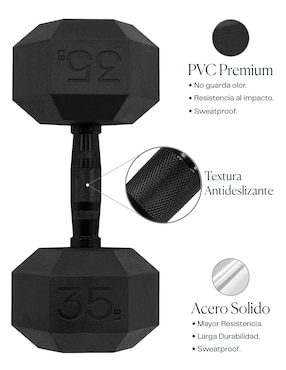 Set mancuernas de peso fijo Eleva