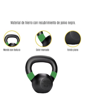 Bola medicinal pesa rusa Level Fitness 4 kg
