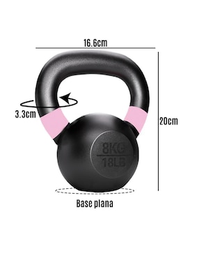 Pesa rusa Level Fitness 8 kg