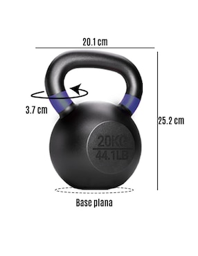 Pesa rusa Level Fitness 20 kg