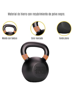 Pesa rusa Level Fitness 28 kg
