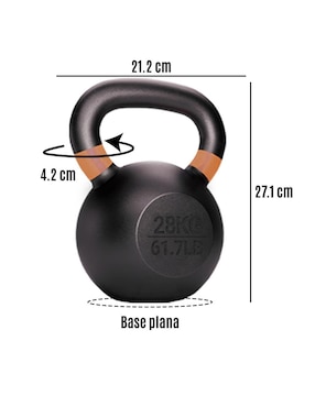 Pesa rusa Level Fitness 28 kg
