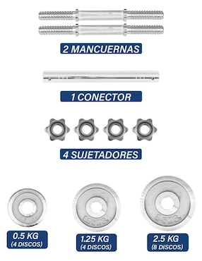 Mancuerna de peso variable Altera
