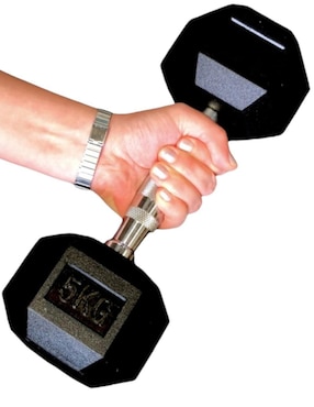 Set mancuernas de peso fijo Infinité 5 kg 2 piezas