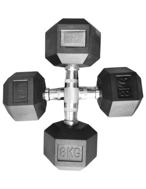 Set mancuernas de peso fijo Infinité 8 kg 2 piezas