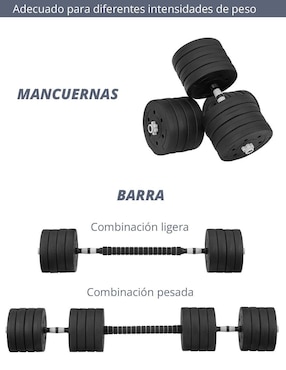 Set mancuernas de peso variable Altera