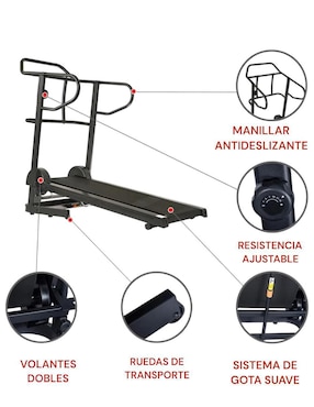 Caminadora profesional Sunny Health & Fitness Sf-T7723 plegable