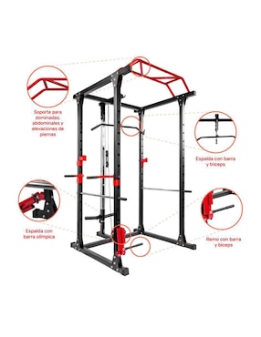 Jaula Multiestación Power Rack Centurfit