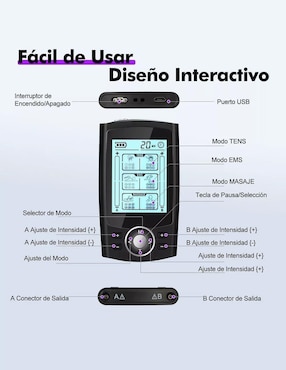 Electroestimulador muscular Lab G