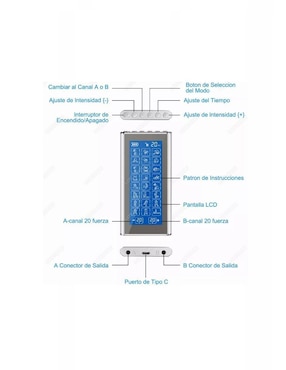 Electroestimulador muscular