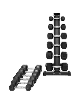Set mancuernas de peso variable Centurfit 13 piezas