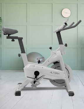 Bicicleta de spinning Altera modelo Blanche de metal