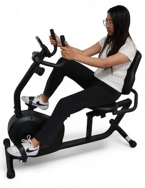 Bicicleta recumbente Sunny Health & Fitness acero y plástico