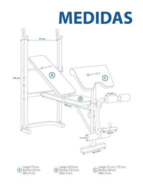 Banca para entrenamiento Altera Bullseye