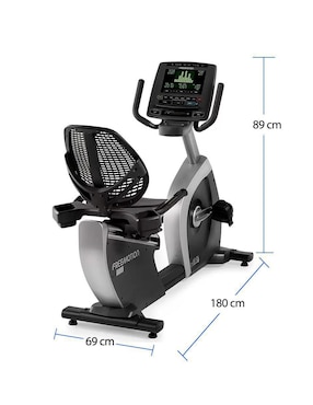 Bicicleta recumbente Freemotion acero y plástico