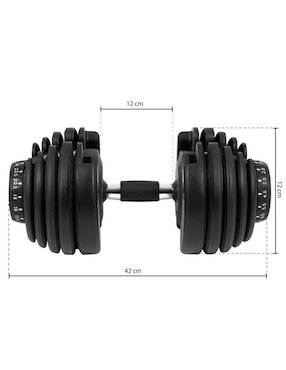Mancuerna de peso variable Altera 24 kg