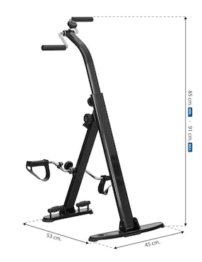 Bicicleta fija Altera modelo BDL-01 de acero inoxidable