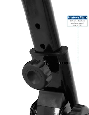Bicicleta fija Altera modelo BDL-01 de acero inoxidable