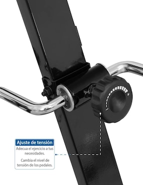 Bicicleta fija Altera modelo BDL-01 de acero inoxidable