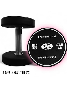 Set mancuernas de peso fijo Infinité 12.5 kg 2 piezas