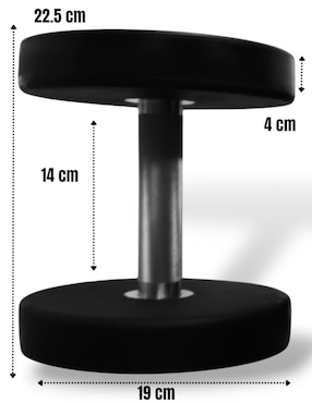 Set mancuernas de peso fijo Infinité 12.5 kg 2 piezas