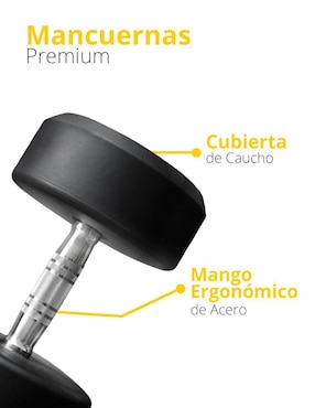 Mancuerna de peso fijo Tayga 25 kg
