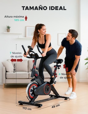 Bicicleta de spinning X-Rush modelo XR-BDSP de acero