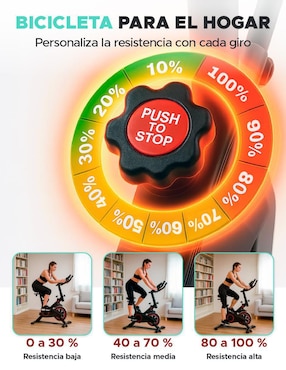 Bicicleta de spinning X-Rush modelo XR-BDSP de acero
