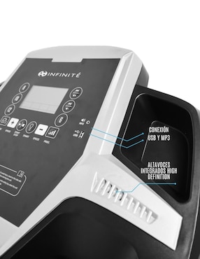 Caminadora semiprofesional Infinité If-T4000+ plegable