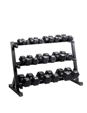 Rack de 3 estantes/compartimentos RVT Sports