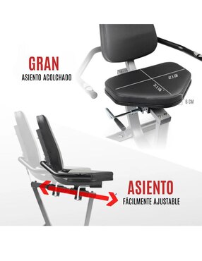 Bicicleta recumbente Sunny Health & Fitness acero